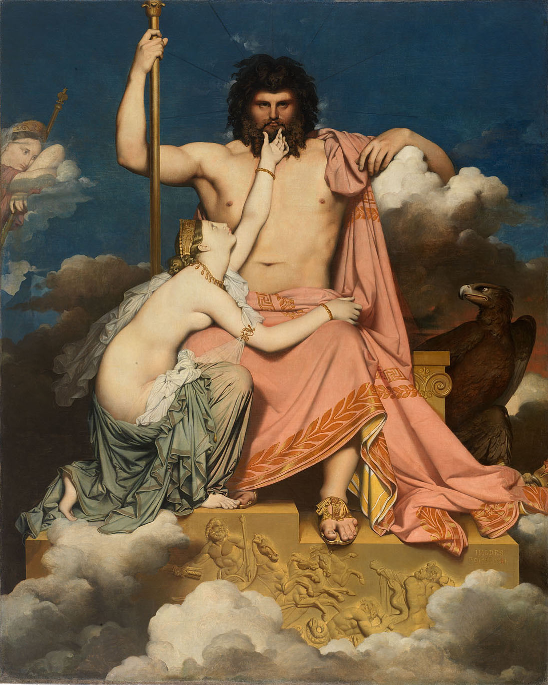 Zeus e Tétis