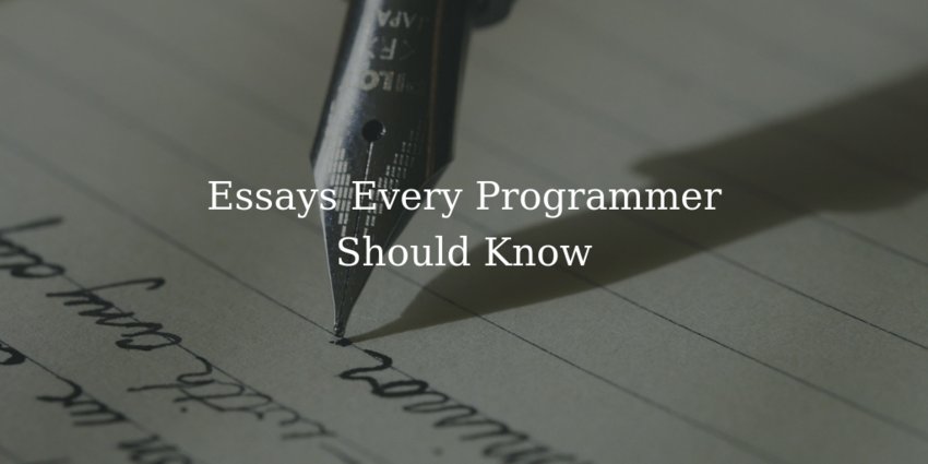 Essays on Programming